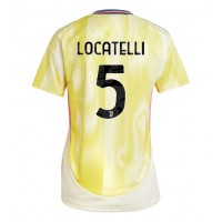 Juventus Manuel Locatelli #5 Vieraspaita Naiset 2024-25 Lyhythihainen